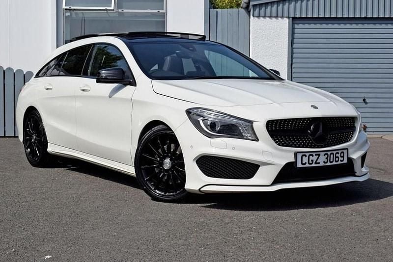 White Used 2016 Mercedes CLA220 Shooting Brake AMG Estate | £13,495 (A bit pricey) - Image 1/4