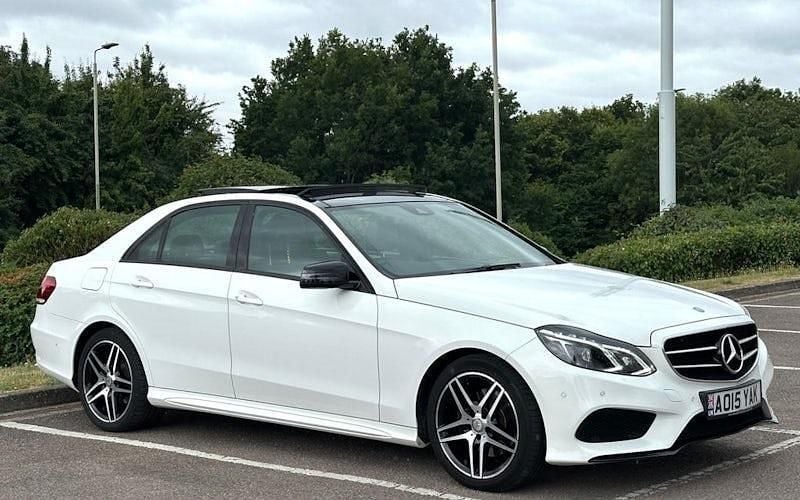 White Used 2015 Mercedes E250 Premium Sedan | £13,950 (Fair price) - Image 1/4
