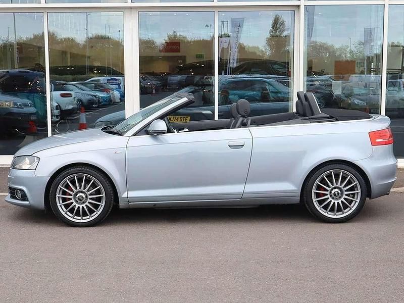 Used Audi A3 Cabriolet S-Line 140 HP (102 kW) 2009 Silver Cabriolet
