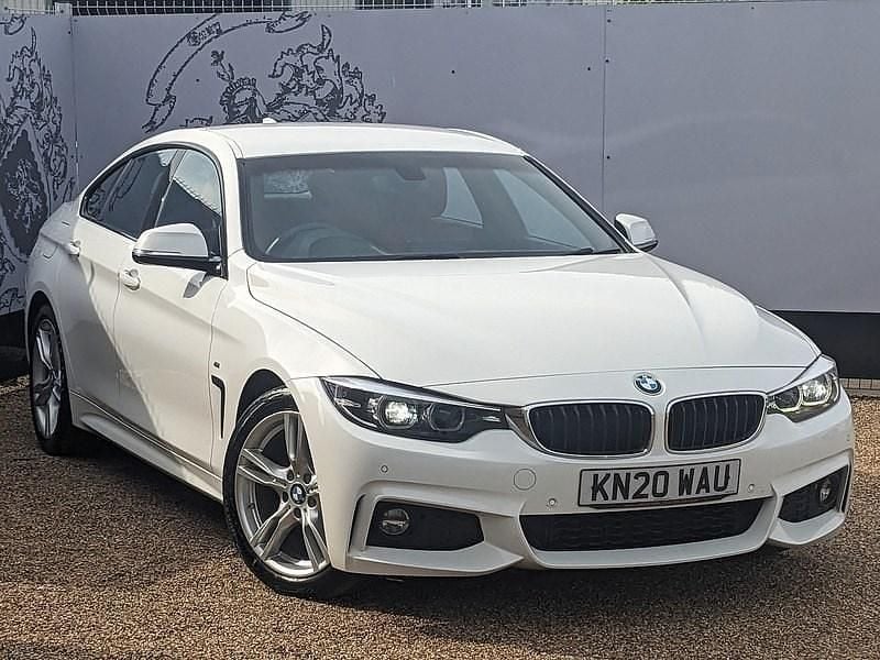 Alpine white Used 2020 BMW 420 M Sport Coupe | £14,695 (Fair price) - Image 1/4