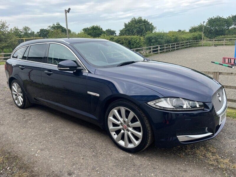 Blue Used 2015 Jaguar XF Sportbrake Portfolio Estate | £6,000 (Good price) - Image 1/4