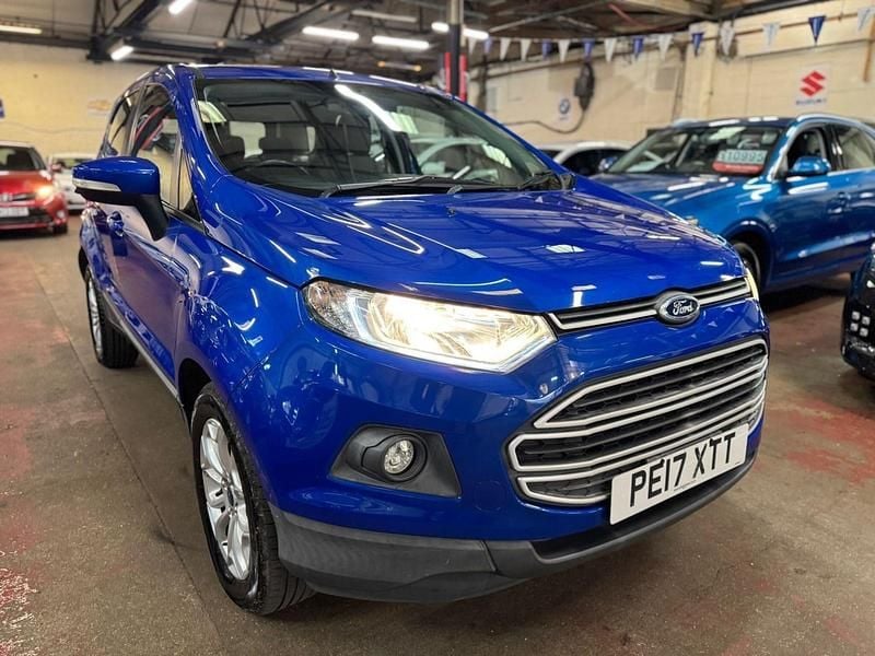 Used Ford Ecosport Zetec 95 HP (69 kW) 2017 Blue SUV