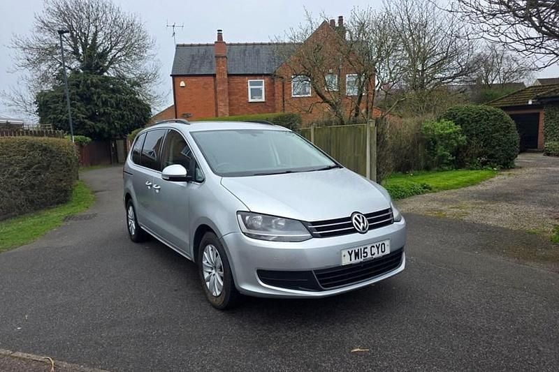 Used VW Sharan SE 140 HP (102 kW) 2015 Silver MPV