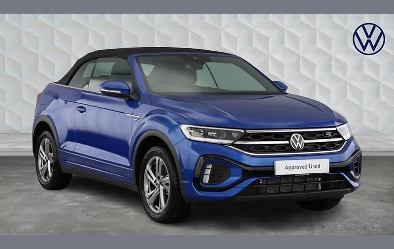 Used VW T-Roc Cabriolet R-line 147 HP (108 kW) 2025 Blue Cabriolet