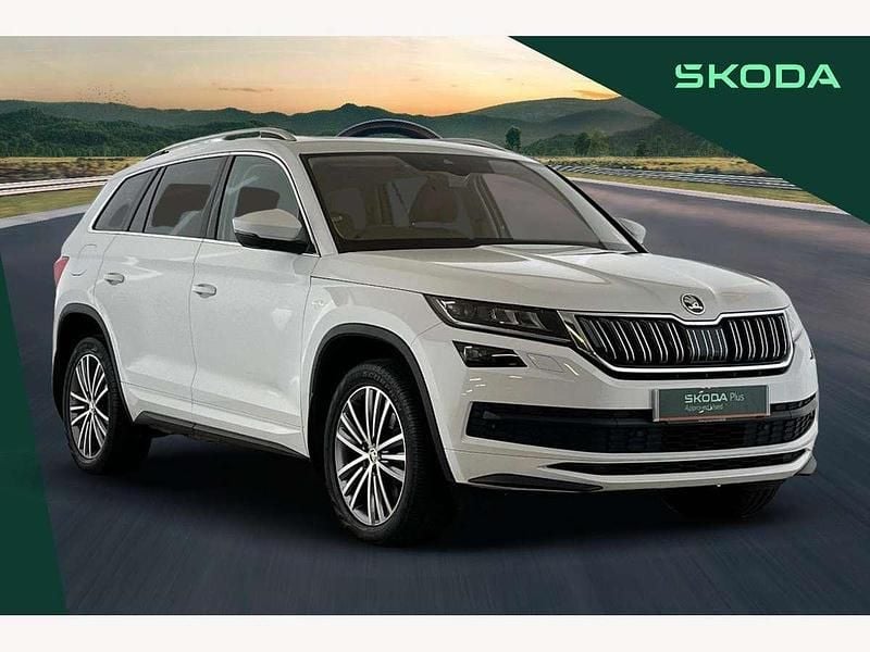 White Used 2021 Skoda Kodiaq LAURIN & KLEMENT SUV | £27,790 (Fair price) - Image 1/3