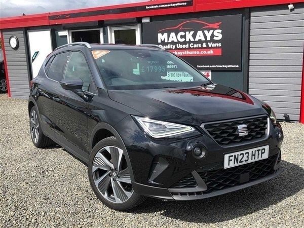 Black Used 2023 Seat Arona FR SUV | £16,495 (A bit pricey) - Image 1/1