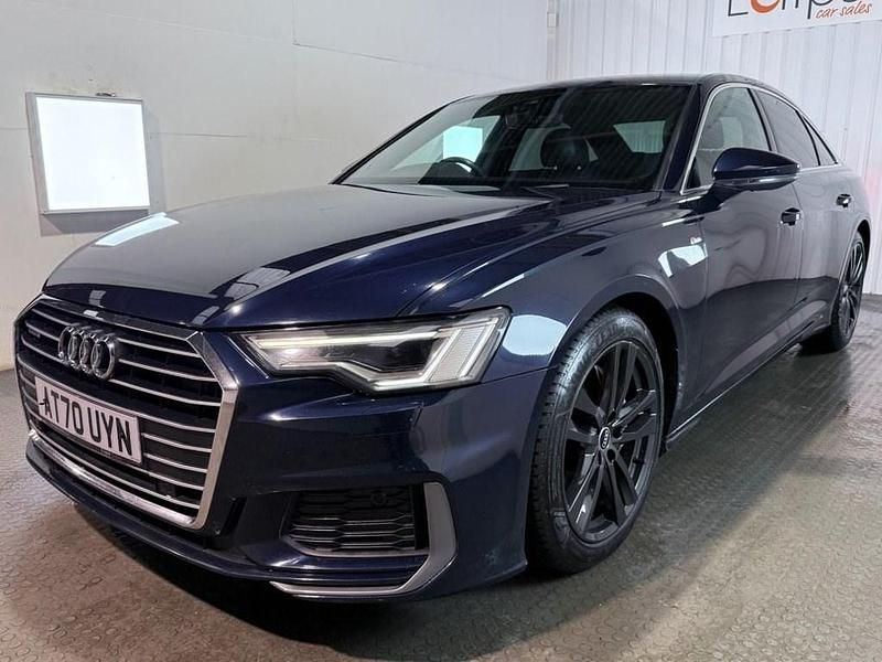 Used Audi A6 S-Line 286 HP (210 kW) 2020 Blue Sedan
