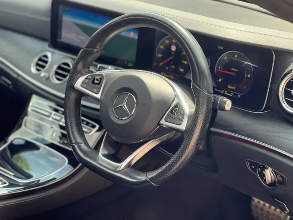 Used Mercedes E220 AMG Line Premium 2017 Red Sedan