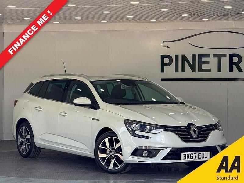 White Used 2017 Renault Mégane GrandTour Dynamique Estate | £9,499 (A bit pricey) - Image 1/3