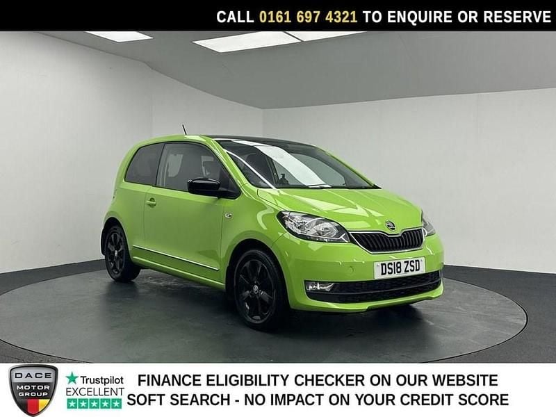 Used Skoda Citigo Colour Edition 60 HP (44 kW) 2018 Green Hatchback
