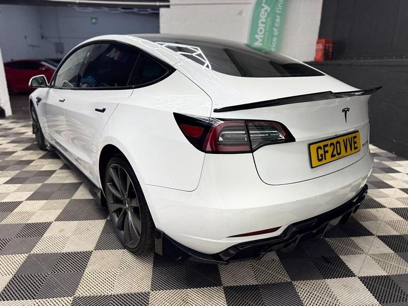 Used Tesla Model 3 Performance 461 kW (627 HP) 2020 White Sedan