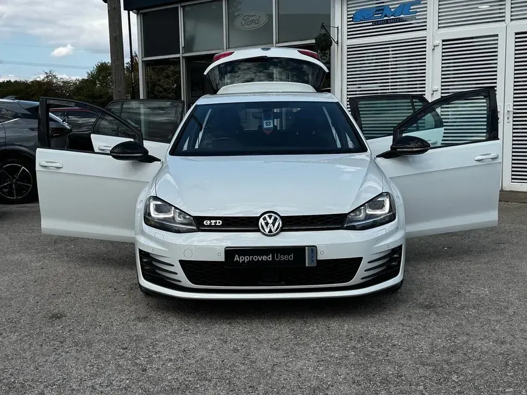 Used VW Golf VII GTD 184 HP (135 kW) 2016 White Hatchback