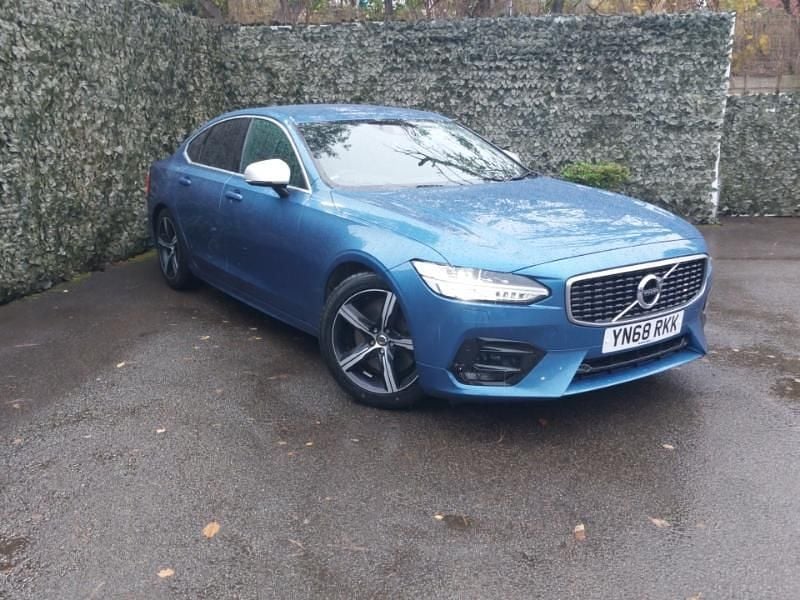 Blue Used 2018 Volvo S90 R-Design Sedan | £17,498 (A bit pricey) - Image 1/4