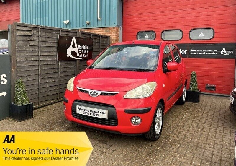 Red metallic Used 2009 Hyundai i10 Comfort Hatchback | £4,795 (Fair price) - Image 1/3