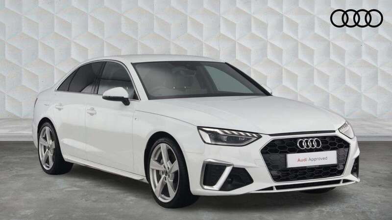 White Used 2024 Audi A4 S-Line Sedan | £28,750 (A bit pricey) - Image 1/4