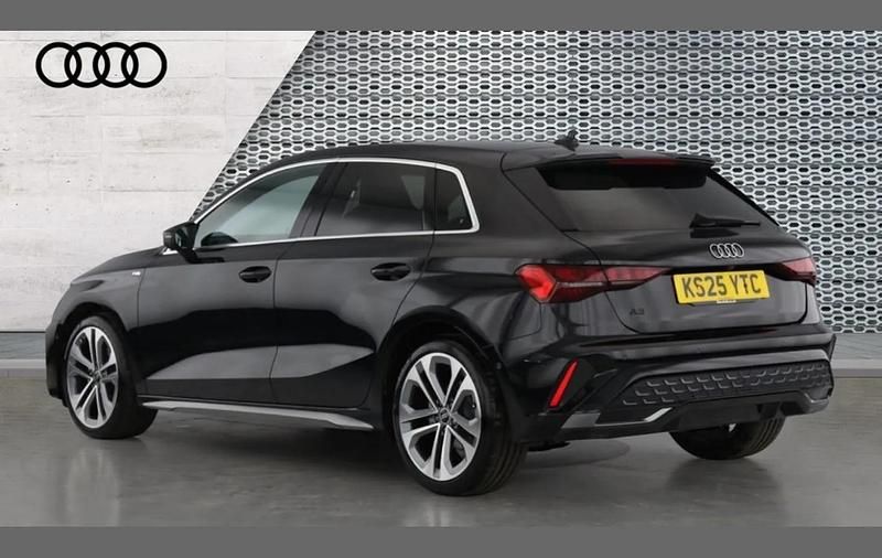 New Audi A3 S-Line 147 HP (108 kW) 2025 Black Hatchback