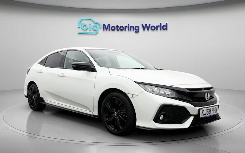 Used Honda Civic Sport 126 HP (92 kW) 2019 White Hatchback
