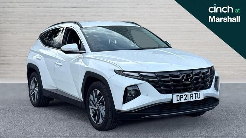 White Used 2021 Hyundai Tucson Premium SUV | £17,701 (Fair price) - Image 1/4