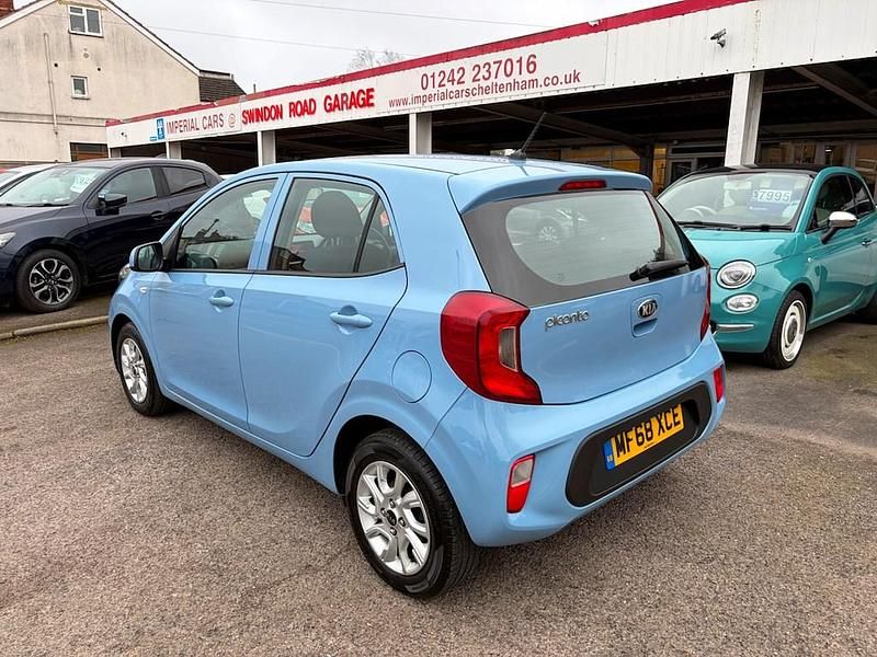 Used Kia Picanto 66 HP (48 kW) 2018 Blue Hatchback