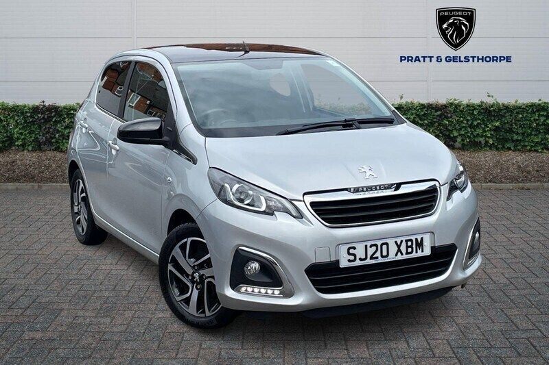 Silver Used 2020 Peugeot 108 Allure Hatchback | £8,495 (Fair price) - Image 1/4