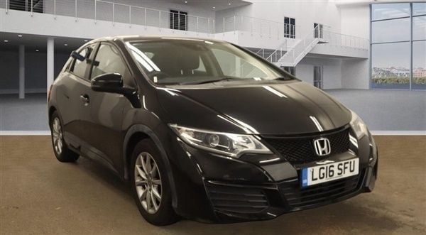 Black Used 2016 Honda Civic S Hatchback | £9,300 (Good price) - Image 1/1