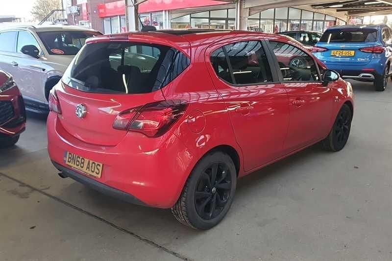 Used Vauxhall Corsa 75 HP (55 kW) 2018 Red Hatchback