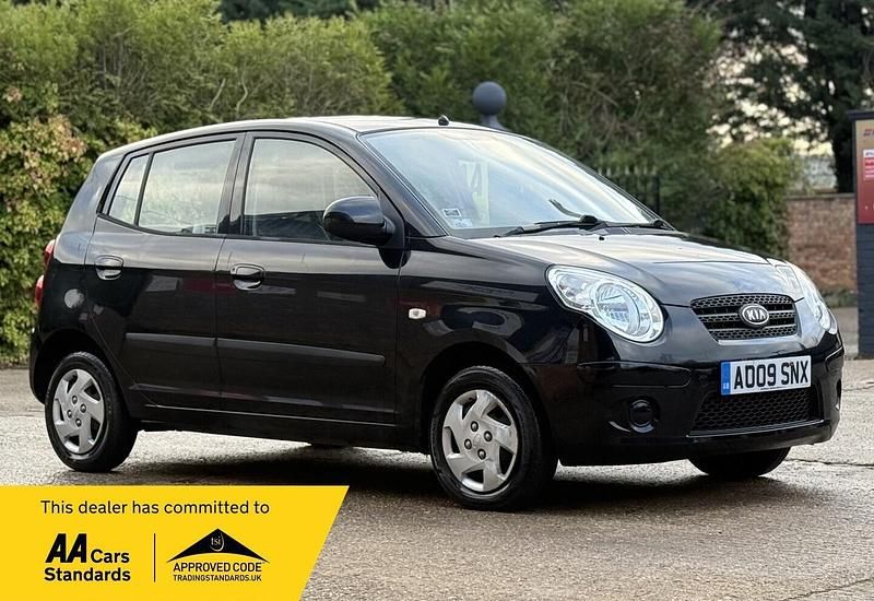 Black Used 2009 Kia Picanto Hatchback | £1,790 (Fair price) - Image 1/2