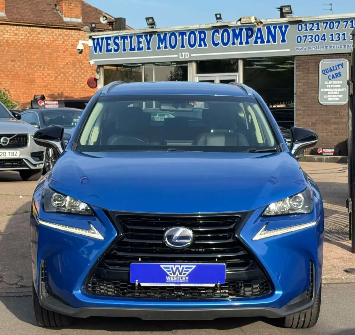 Used Lexus NX300h Sport Line 197 HP (144 kW) 2017 Blue SUV