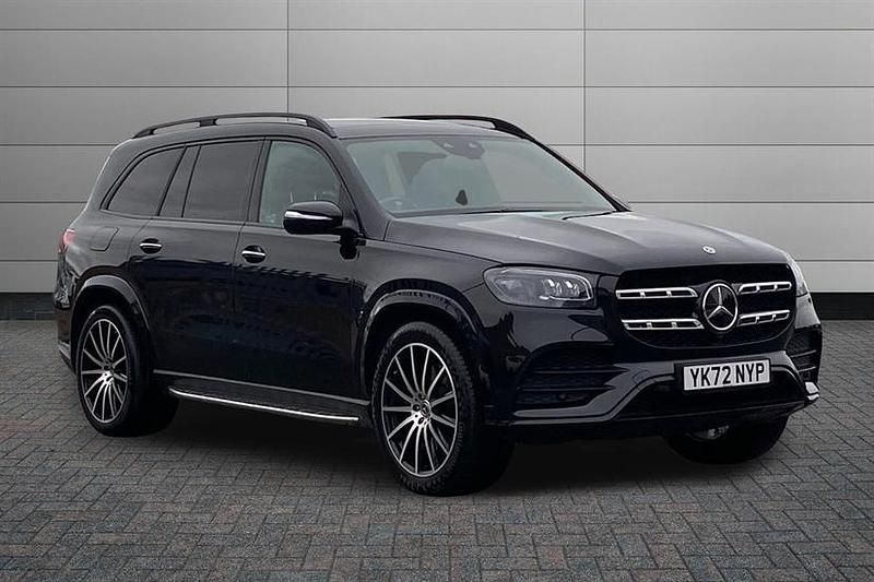 Obsidian black Used 2022 Mercedes GLS400 Night SUV | £65,990 (Fair price) - Image 1/4