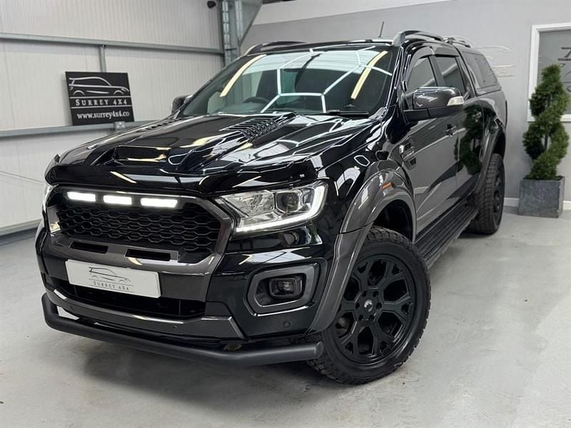 Black Used 2021 Ford Ranger Wildtrack Pickup | £27,490 - Image 1/4
