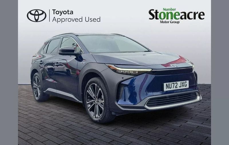 Blue Used 2022 Toyota bZ4X SUV | £25,000 (Good price) - Image 1/2