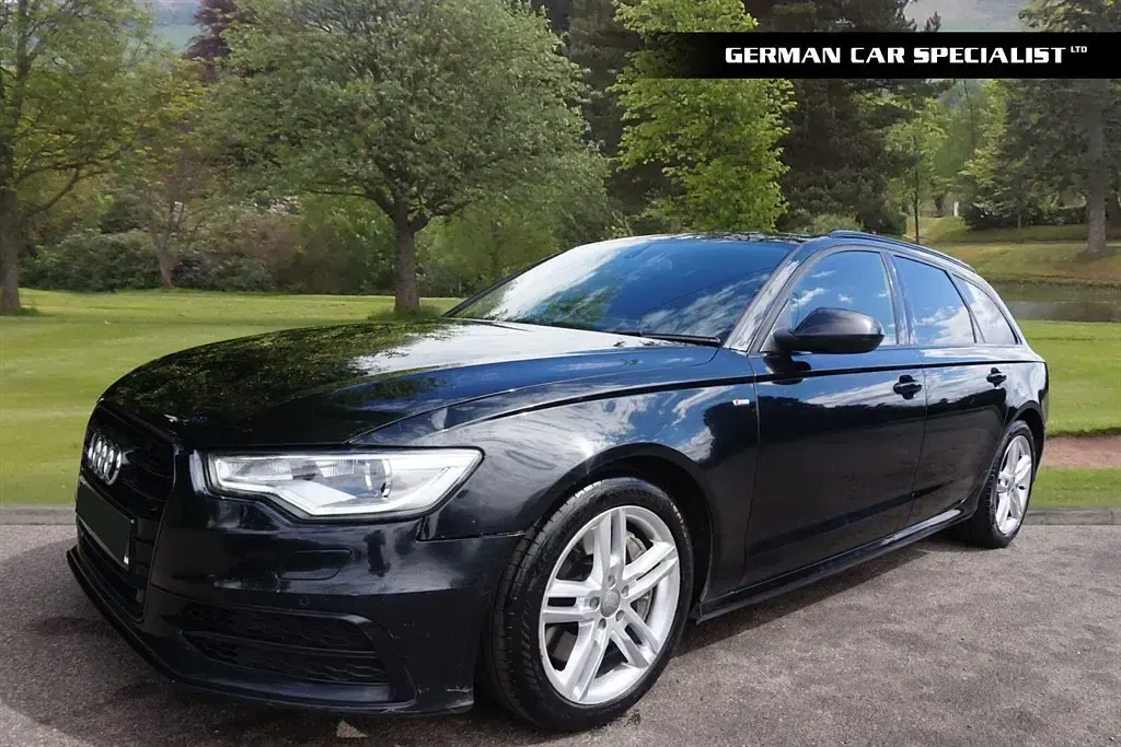 Used Audi A6 S-Line 313 HP (230 kW) 2014 Black Estate