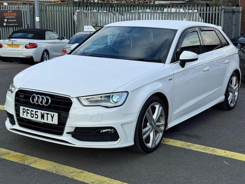 White Used 2015 Audi A3 Sportback S-Line Hatchback | £9,995 (Fair price) - Image 1/4