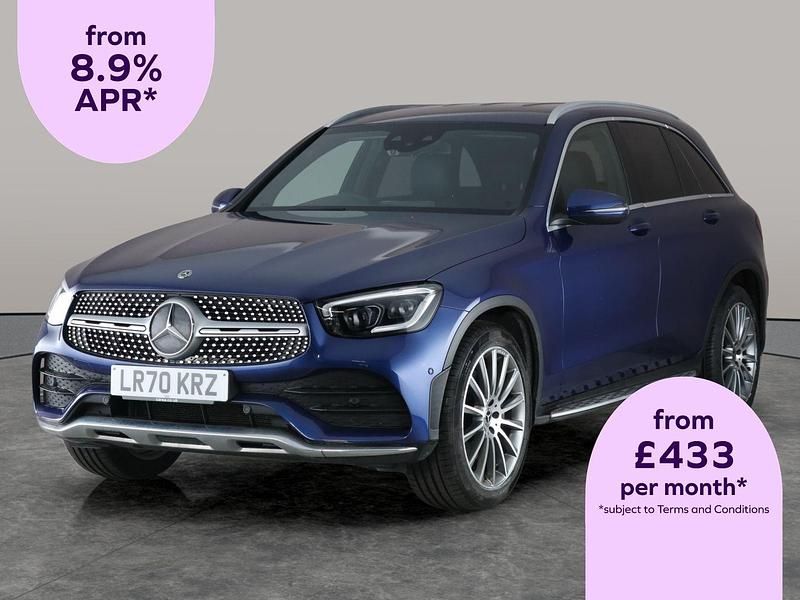 Blue Used 2020 Mercedes GLC300 AMG Line Premium Estate | £27,675 (Good price) - Image 1/2