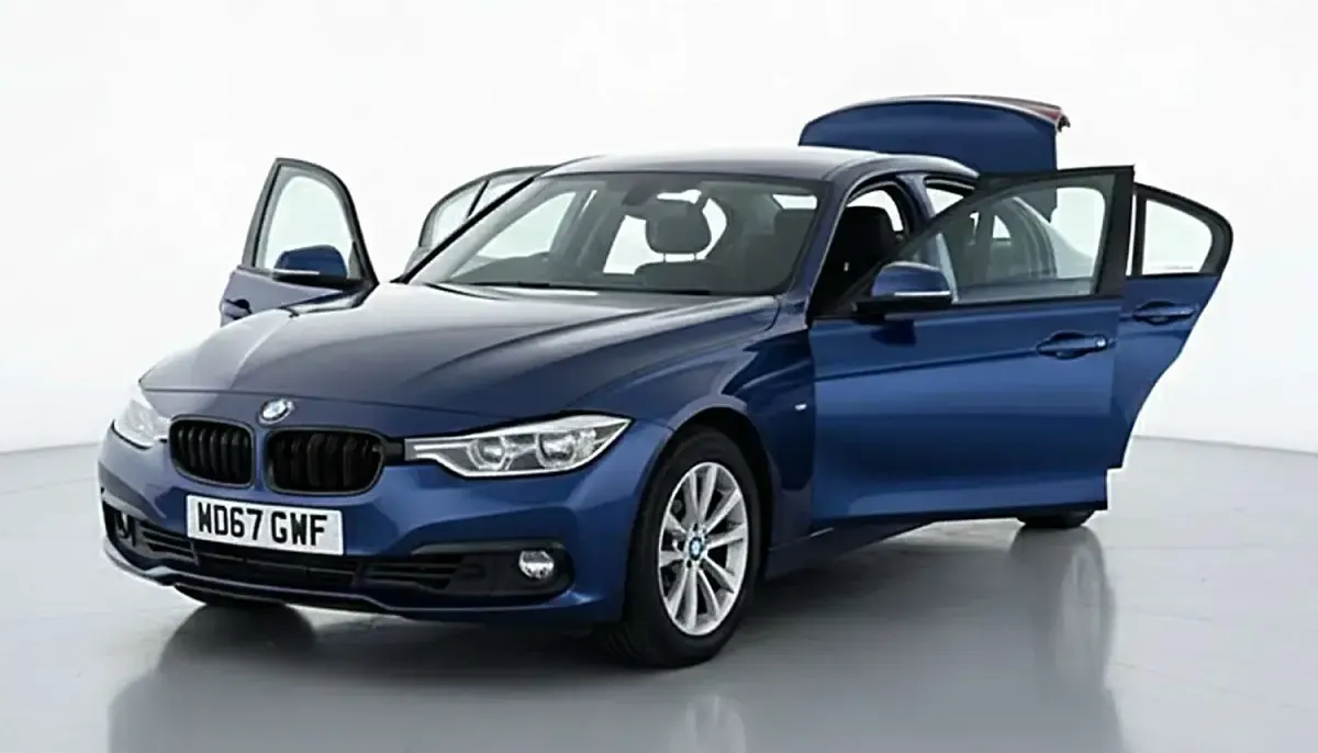 Used BMW 320 Impressive 2018 Blue Sedan