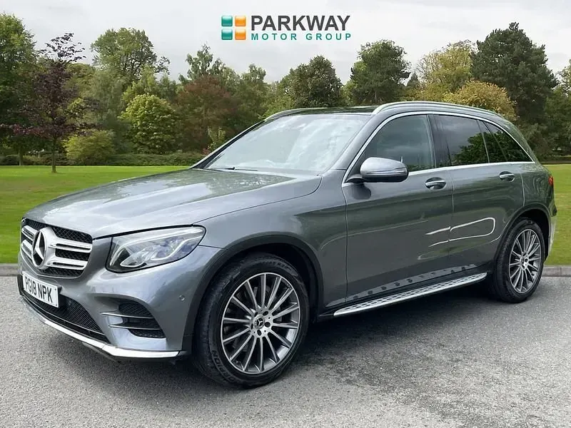 Begagnad Mercedes GLC220 AMG Line Premium 170 HK (125 kW) 2018 Grå Kombi