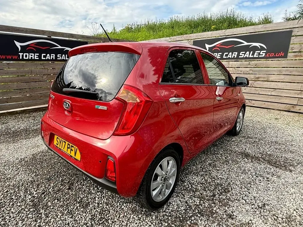 Used Kia Picanto 65 HP (47 kW) 2017 Red Hatchback