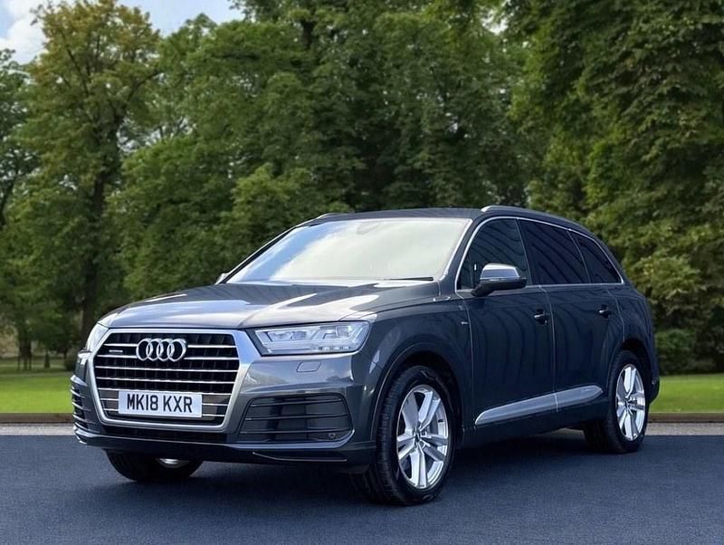 Used Audi Q7 S-Line 218 HP (160 kW) 2018 Grey SUV