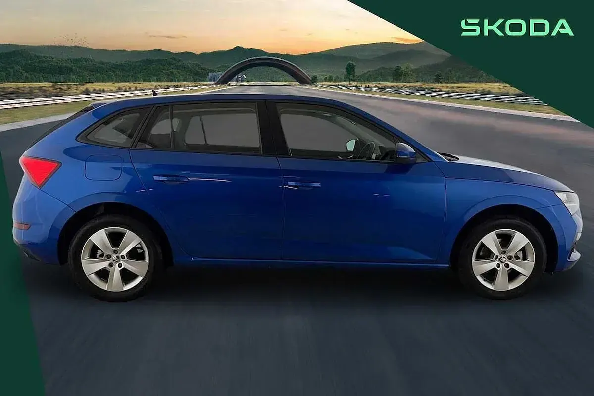 Used Skoda Scala SE 150 HP (110 kW) 2022 Blue Hatchback
