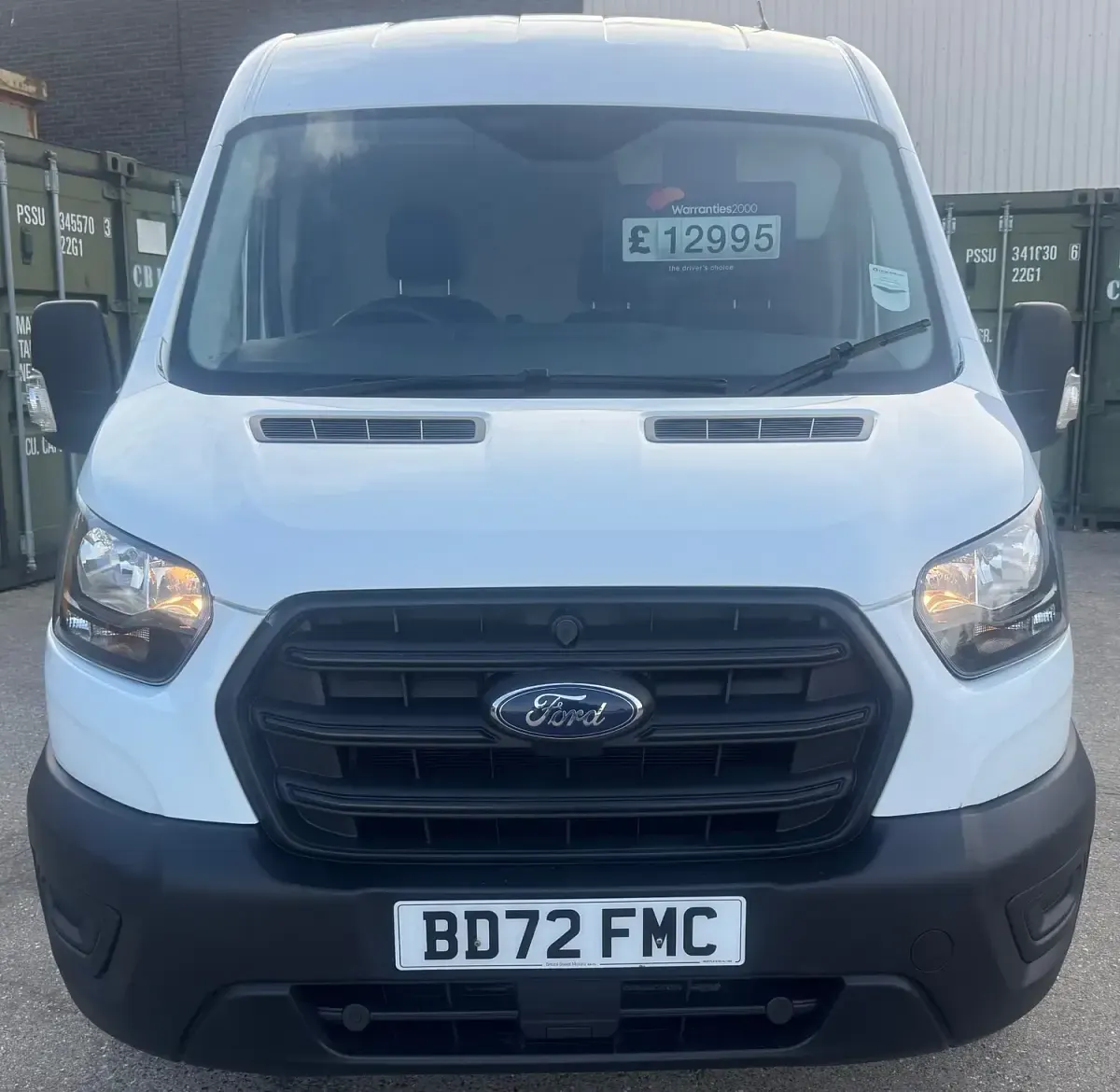 Used Ford Transit 105 HP (77 kW) 2022 White Van
