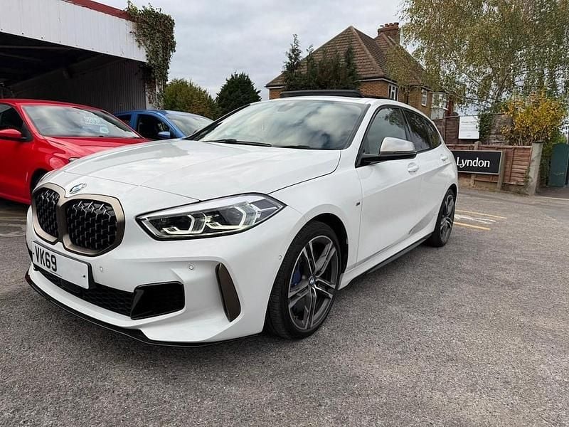 Used BMW M135 Comfort Edition 306 HP (225 kW) 2019 White Hatchback