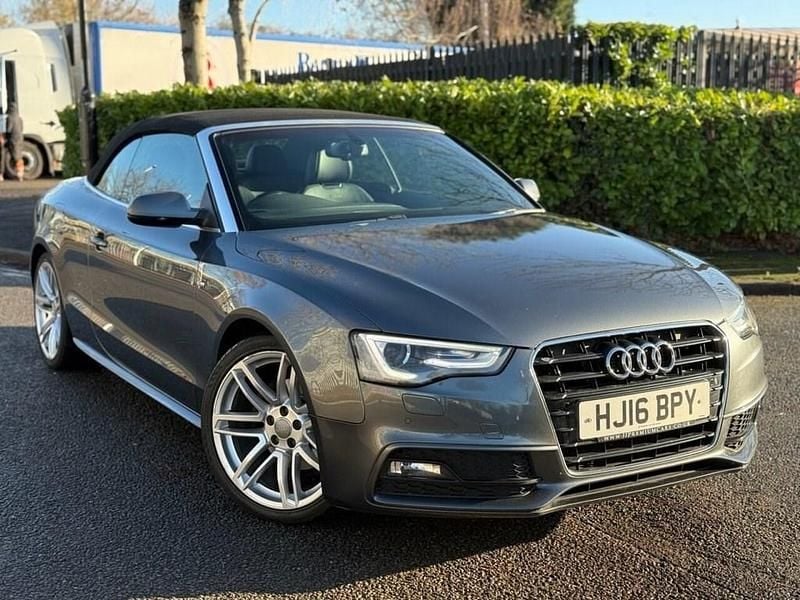 Grey Used 2016 Audi A5 Cabriolet S-Line Cabriolet | £7,495 (Super price) - Image 1/4