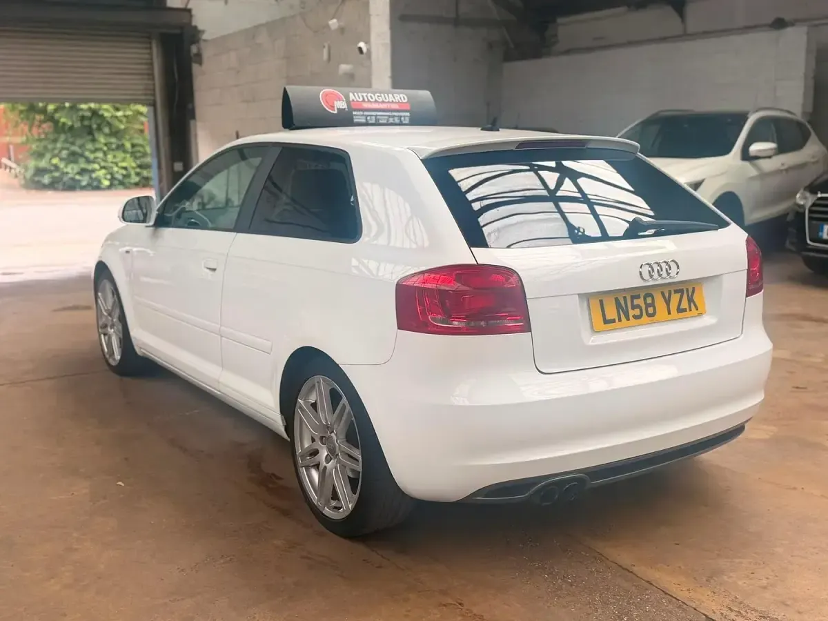 Used Audi A3 S-Line 125 HP (91 kW) 2008 White Hatchback
