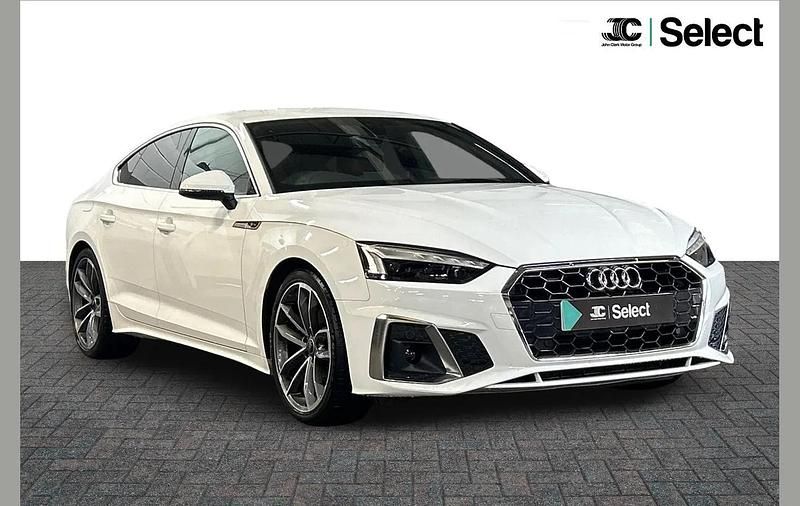 Used Audi A5 Sportback S-Line 161 HP (118 kW) 2023 White Hatchback