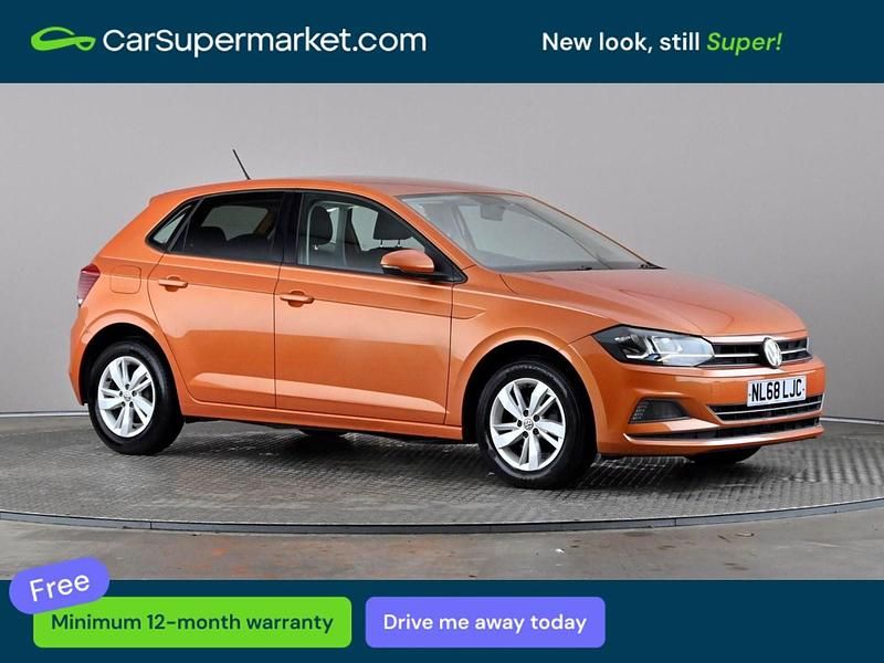Used VW Polo SE 2018 Orange Hatchback