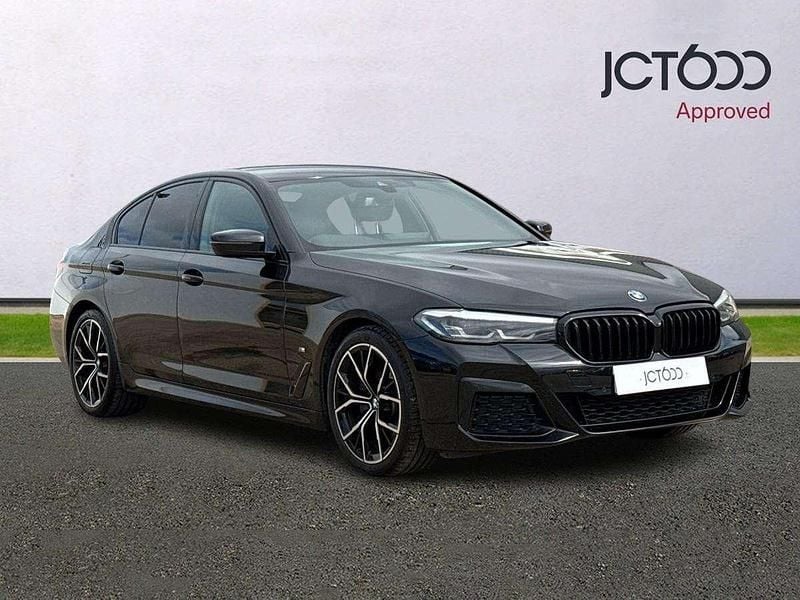 Black Used 2022 BMW 520 M Sport Sedan | £24,500 (Good price) - Image 1/4