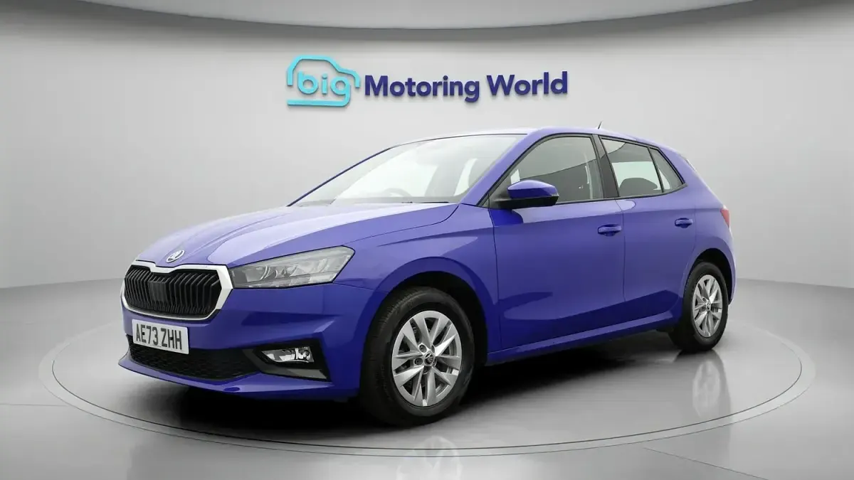 Used Skoda Fabia Comfort 110 HP (80 kW) 2023 Blue Hatchback