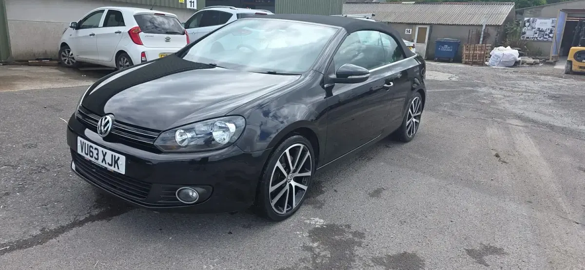 Used VW Golf Cabriolet GT 140 HP (102 kW) 2013 Black Cabriolet