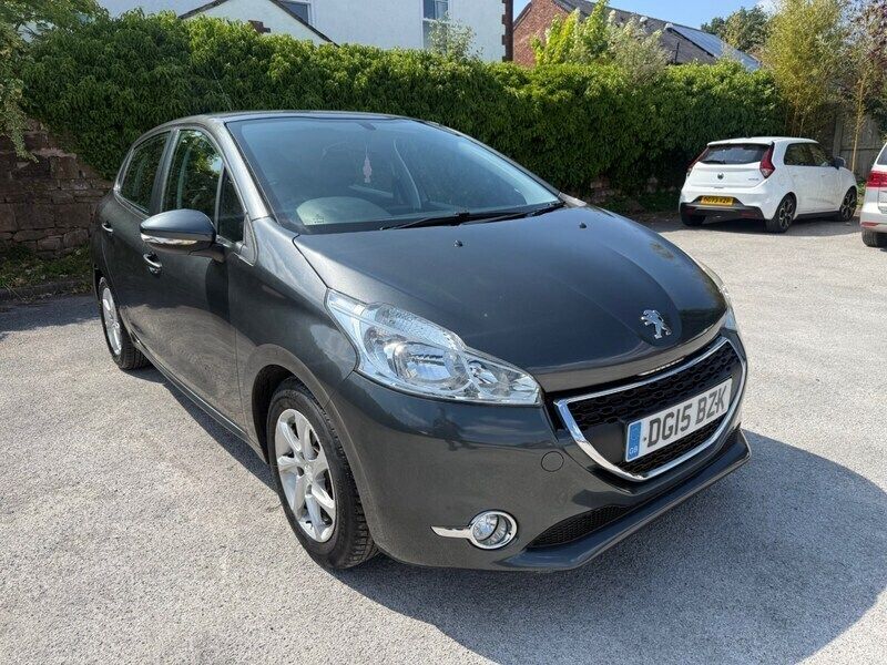 Grey Used 2015 Peugeot 208 Active Hatchback | £4,495 (Fair price) - Image 1/4