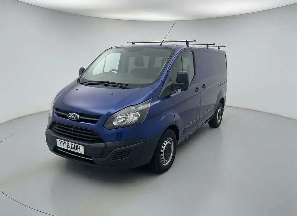 Used Ford Transit Custom 105 HP (77 kW) 2018 Blue Van